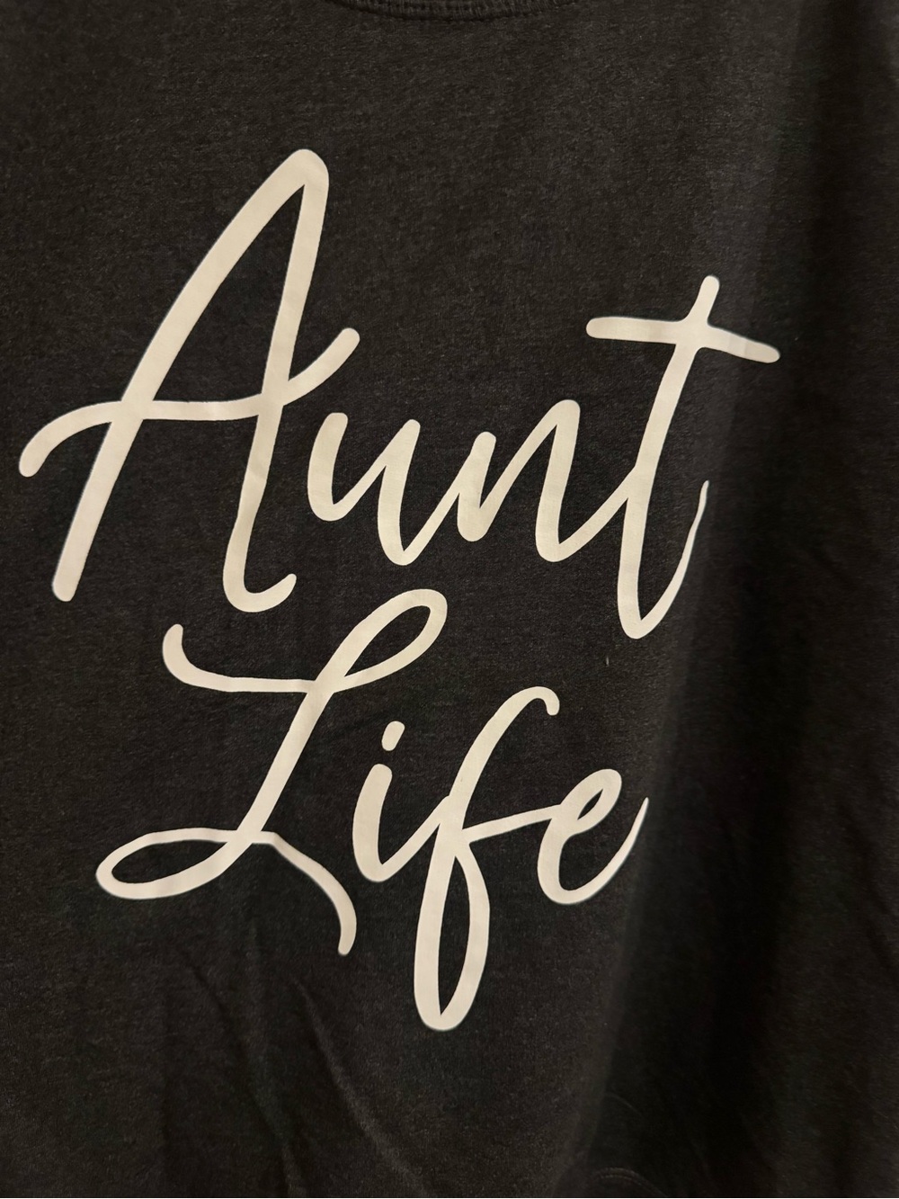 Aunt Life Short Sleeve Tee - Black
